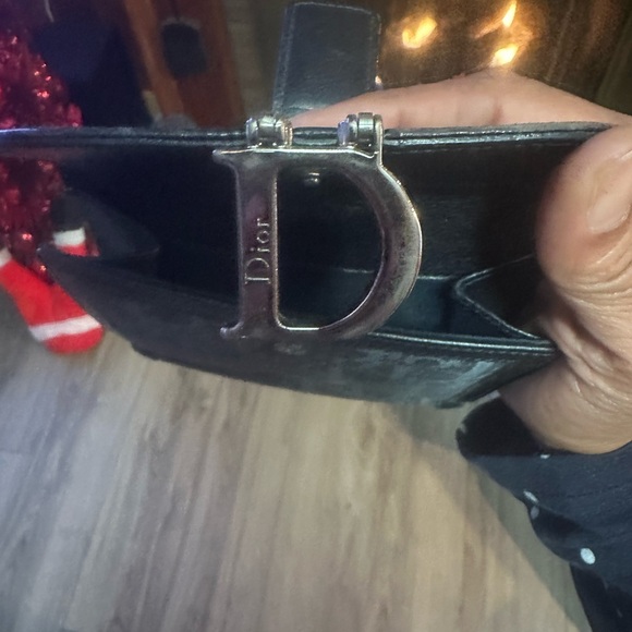 Authentic Christian Dior Trotter D Charm wallet leather - Picture 7 of 7